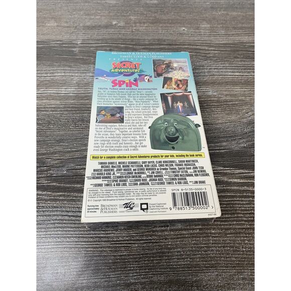Secret Adventures Spin Truth, Tubas & George Washington Vintage VHS SEALED 1993 - Picture 6 of 6